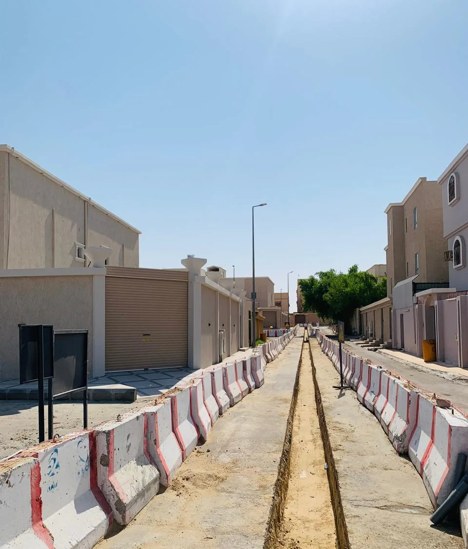 استبدال شبكات المياه بمحافظة النعيرية